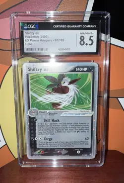 SHIFTRY ex (2007) Pokemon EX Power Keepers Holo Rare 97/108 CGC 8.5 NM/Mint+ - Image 1