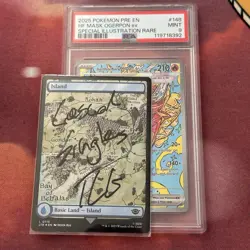 PSA 9 HF Mask Ogerpon Ex 148 Pokemon Single, Prismatic Evolutions Mint - Image 2