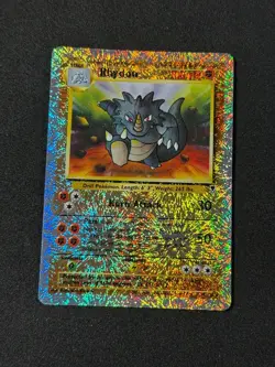 Pokemon Rhydon 35/110 Rare Reverse Holo Foil Legendary Collection 2002 NM - Image 1