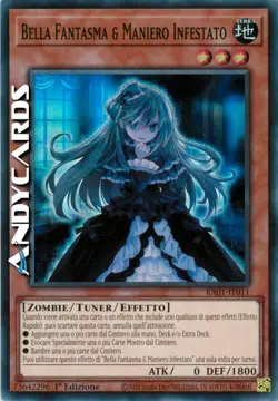 BELLA FANTASMA & MANIERO INFESTATO • Super R • RA01 IT011 • 1Ed • Yugioh! - Image 1