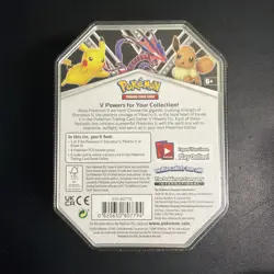 Nintendo Pokemon V Powers Tin Trading Card Game PikachuV - Pikachu Tin 820650807794 - Image 2