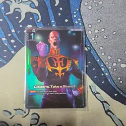 Citizens, Take a Stand! R+ GD01-105 GUNDAM TCG CARD GAME ENGLISH NEWTYPE RISING - Image 1
