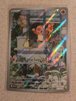 Pokemon TCG Charmander 044 Promo 2023 Scarlet Violet Holo Rare Card - Image 1