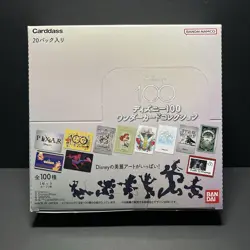 BANDAI Disney 100 Wonder card collection Box Japanese NEW - Image 1