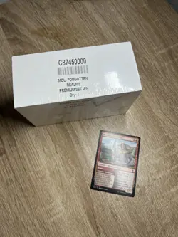 FORGOTTEN REALMS Complete Full Set PREMIUM FOIL Sealed Magic MTG + FREEBIES - Image 1