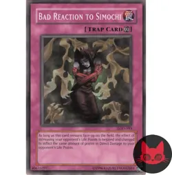 Yugioh Bad Reaction to Simochi LOD-093 Common NM - Image 1