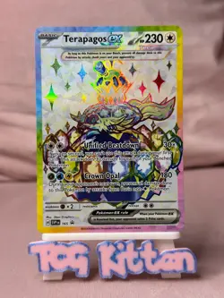 Terapagos ex SVP 165 Card 'B' Black Star Promo TCGKITTEN - Image 1