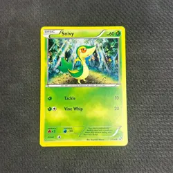 Pokemon Card Snivy 1/114 Black & White Common holo NM - Image 1