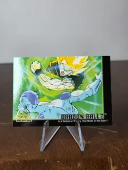 Dragon Ball Z 1999 Artbox JPP/Amada Card - #60 Goku/Frieza LP - Image 1