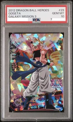 Psa10 Gojita Dragon Ball Heroes HG3 29 Card World 10 Rarity Collectible - Image 1