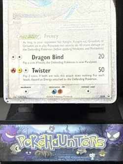 Pokemon Card Rayquaza ex 039 EX Black Star Promo Nintendo Holo Played - Image 3