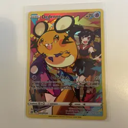Pokemon Card Dedenne TG07/TG30 Brilliant Stars Trainer Gallery Full Art NM - Image 1