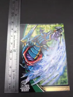 Neptunemon #1-078/120 Digimon Jintrix Card Carddass BANDAI 2011 Japan Toei TCG - Image 4