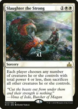 MTG Rivals of Ixalan RIX Slaughter the Strong MINT - Image 1