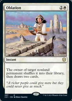 MTG Commander 2021 C21 Oblation MINT - Image 1