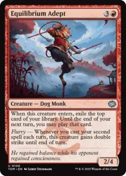 Equilibrium Adept Tarkir: Dragonstorm [MTG] 106 🏴‍☠ - Image 1