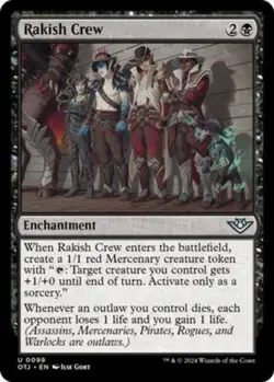 Rakish Crew Outlaws of Thunder Junction [MTG] 99 FOIL 🏴‍☠ - Image 1