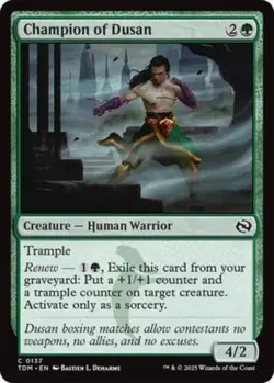Champion of Dusan Tarkir: Dragonstorm [MTG] 137 🏴‍☠ - Image 1