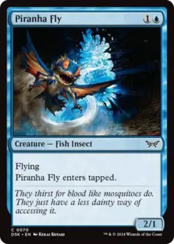 Piranha Fly Duskmourn: House of Horror [MTG] 70 🏴‍☠ - Image 1