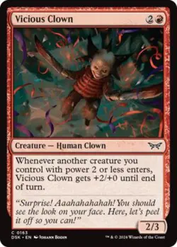 Vicious Clown Duskmourn: House of Horror [MTG] 163 🏴‍☠ - Image 1