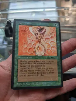 1 x Drop of Honey - Arabian Nights - DMG inked mtg - Image 1