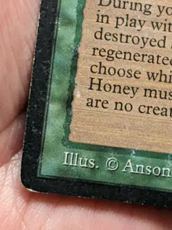 1 x Drop of Honey - Arabian Nights - DMG inked mtg - Image 3