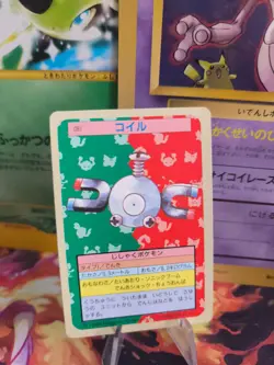 Pokemon Karte Card Topsun blue back 1995 bandai japanese Magnemite Exc Magnetilo - Image 1
