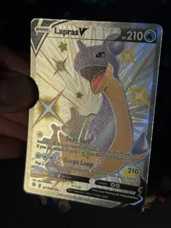Pokemon Cards Lapras V SV110/SV122 Shiny Full Art Shining Fates - (NM) - Image 2