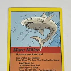 Super Deck CCG Promo Card Marc Miller Game Creator Designer 1994 TCG Very Rare - Image 3