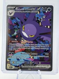 Team Rocket's Crobat ex 234/182 Destined Rivals Set Pokemon Card (NM) - Image 1