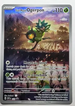 Teal Mask Ogerpon 123 Sv: Scarlet & Violet Promo Cards Holo - Image 1