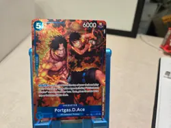 Portgas D Ace OP08-052 Treasure Rare Royal Blood One Piece Card Game - Image 1