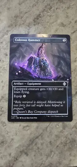 Colossus Hammer (Borderless) Commander: the Lost Caverns of Ixalan Regular - Image 1
