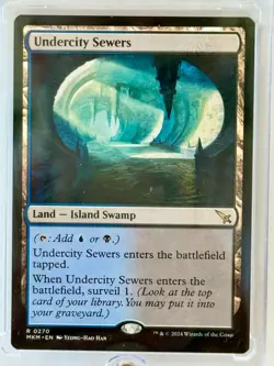 Magic the Gathering: MKM~R 0270 "Undercity Sewers" RARE Mint/Near Mint~Excellent - Image 2
