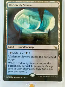 Magic the Gathering: MKM~R 0270 "Undercity Sewers" RARE Mint/Near Mint~Excellent - Image 3