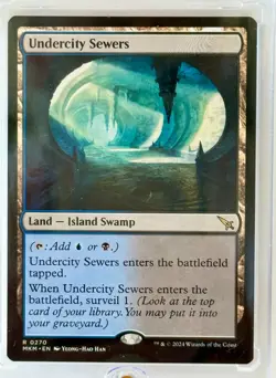 Magic the Gathering: MKM~R 0270 "Undercity Sewers" RARE Mint/Near Mint~Excellent - Image 4