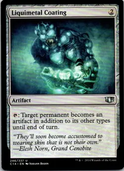 Liquimetal Coating - 246 - Commander 2014 - Magic MTG - LP - B3G1 - Image 1