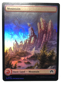 Mountain FOIL 0307 Modern Horizons 3 MTG Magic the Gathering NEAR MINT NM - Image 1
