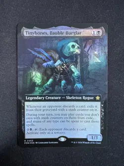 Tinybones, Bauble Burglar (EXTENDED FOIL) - Foundations (Magic/MTG) - Image 1