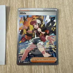 Pokemon TCG 171/086 Hilda White Flare SIR Full Art Trainer pack fresh(uk seller) - Image 1