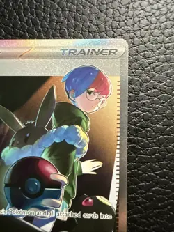 Pokemon TCG Penny Paldean Fates Trainer Holo Card 239/091 - Image 3