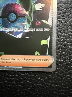 Pokemon TCG Penny Paldean Fates Trainer Holo Card 239/091 - Image 4