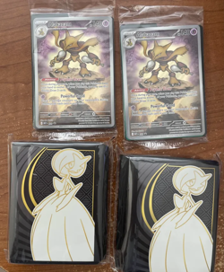 2 Alakazam - Pokemon Mega Evolutions ETB Promo 009 - SEALED & Gardevoir Sleeves - Image 1