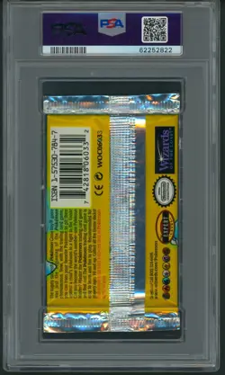 Pokemon 1999 Base Set Blastoise Booster Pack PSA 10 - Image 2