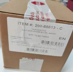 POKEMON TCG SCARLET & VIOLET PALDEAN FATES TECH STICKER COLLECTION FULL BOX (12) - Image 1