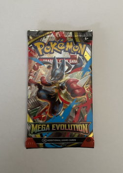 Pokemon TCG Mega Evolution Booster Pack - Sealed [Random Pack Art + 1 Per Sale] - Image 1