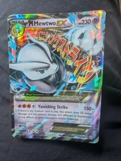 Pokemon TCG Mega-Mewtwo-EX Breakthrough 63/162 Holo Holo Rare EX HP - Image 1