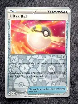 Pokemon Ultra Ball 196/198 SV01 Base Set Reverse Holo - Near Mint/Mint - Image 1