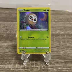 Rowlet Holo 2022 SWSH220 Sword & Shield Black Star Promo Pokemon TCG (NM) - Image 1