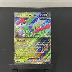 Iron Leaves ex 025/162 Temporal Forces Pokemon TCG Ultra Rare - Image 1